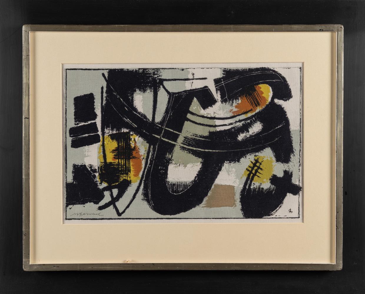 3 Bll.: „No. 132 G“ – Ohne Titel –Strukturdruck Nr. 2