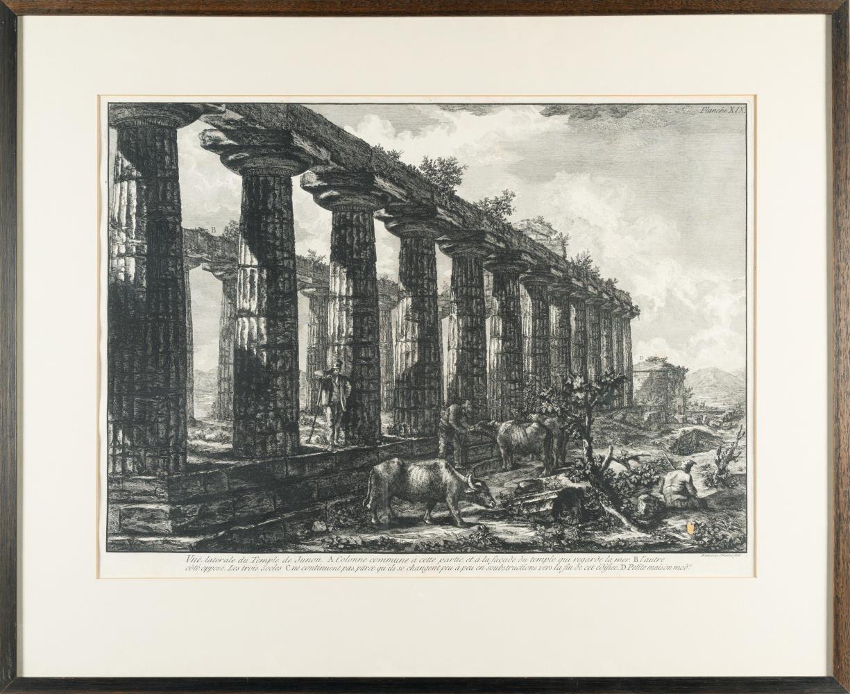 Vue latérale du Temple de Junon (Seitenansicht des Juno-Tempels)