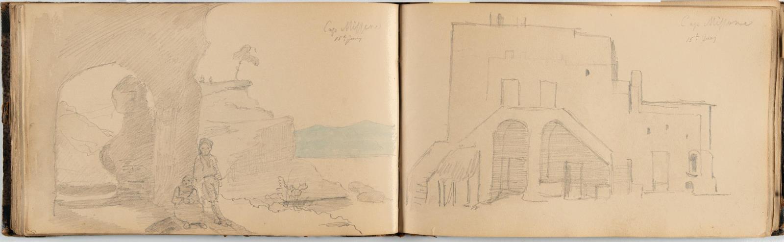 Skizzenbuch mit italienischen Motiven (von Rom bis Sorrent)