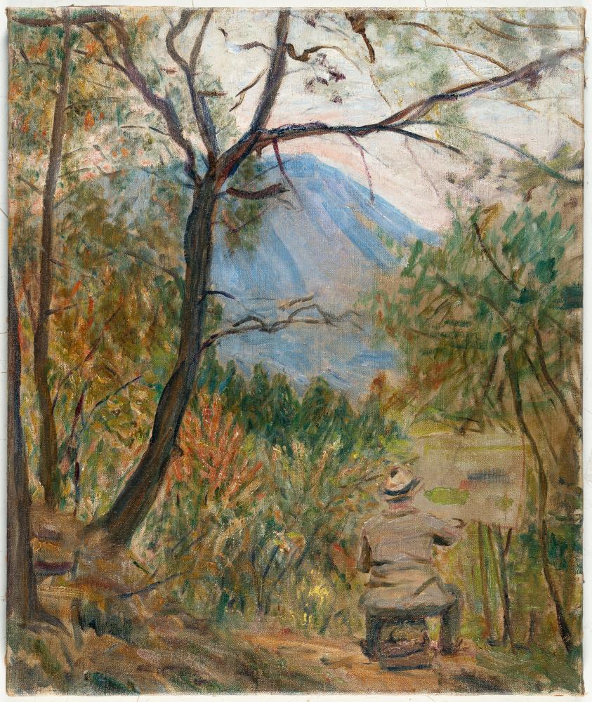 Slevogt painting in the countryside