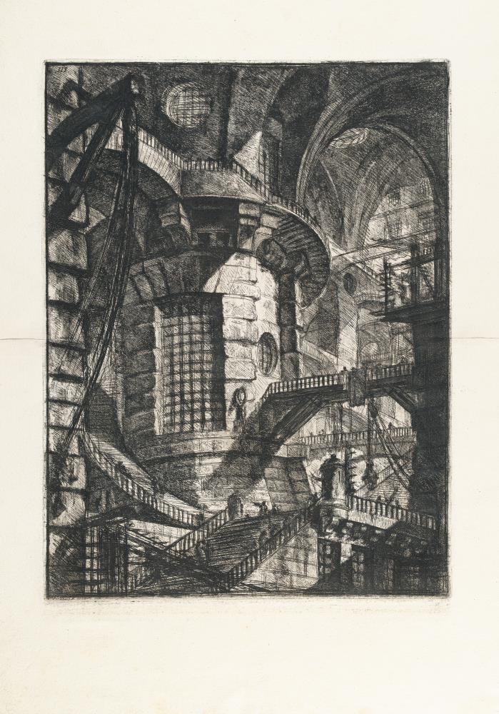 Der runde Turm, aus: Carceri d'Invenzione.