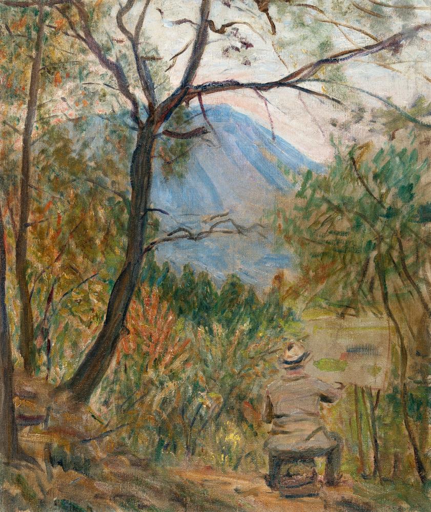 Slevogt painting in the countryside