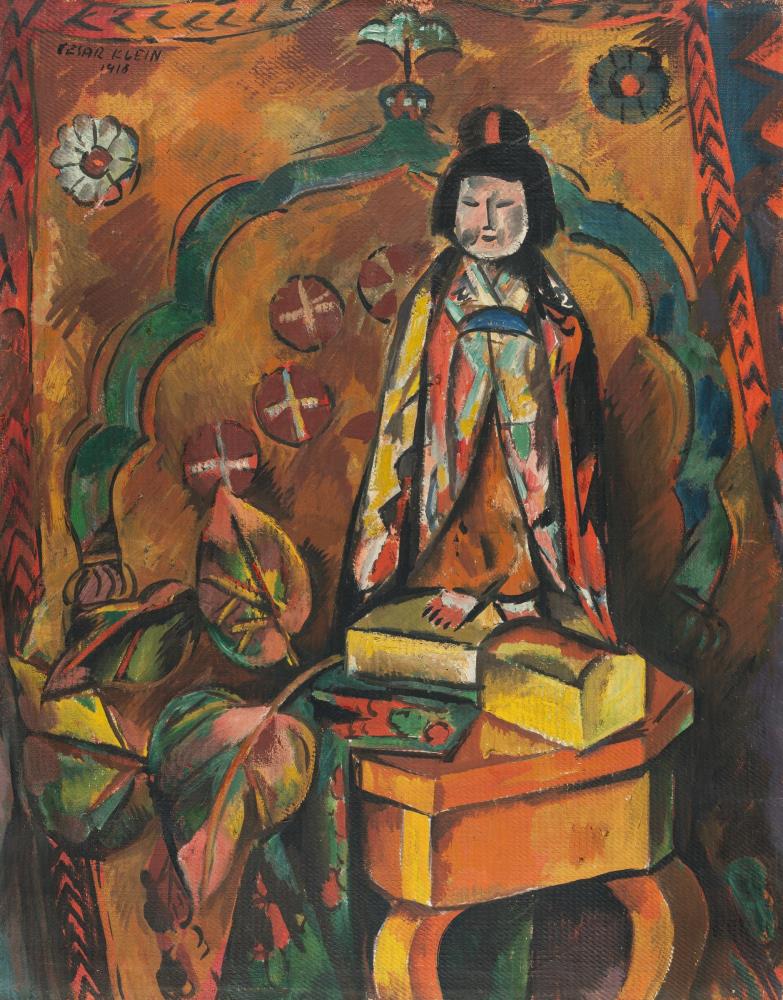 Stillleben mit Figur („Stilleben mit Puppe“)