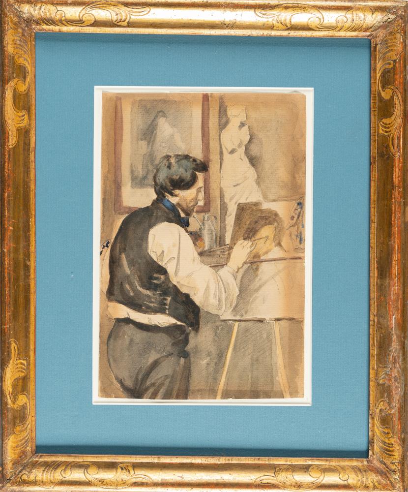 Zwei Selbstportraits eines Künstlers