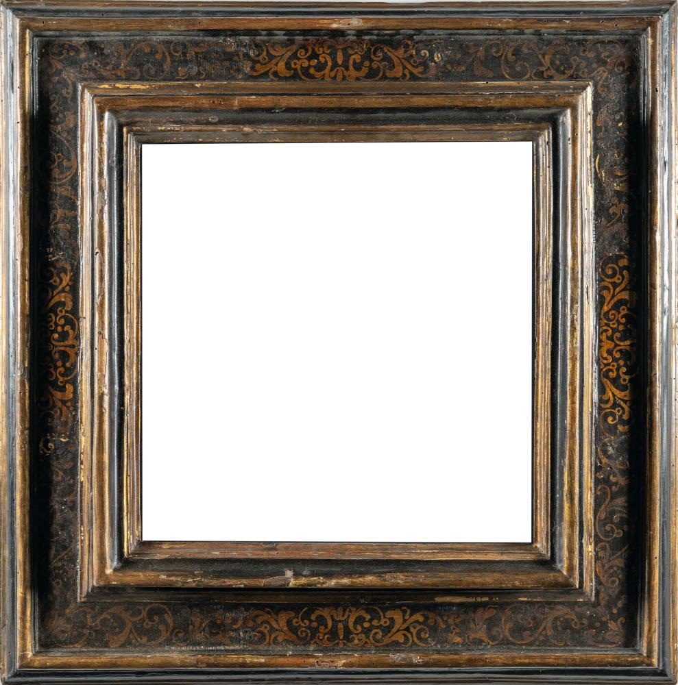 Plattenrahmen mit Sgraffito-Ornamentik