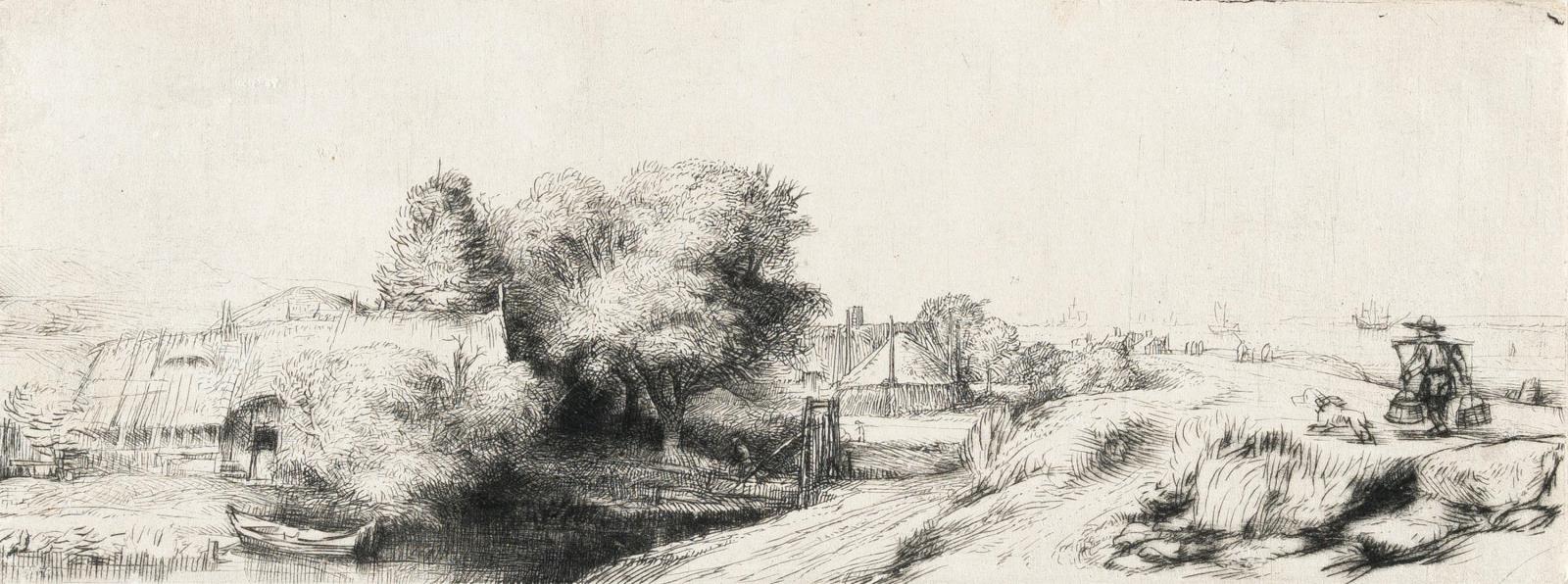 Die Landschaft mit dem Milchmann ('Het Melkboertje')