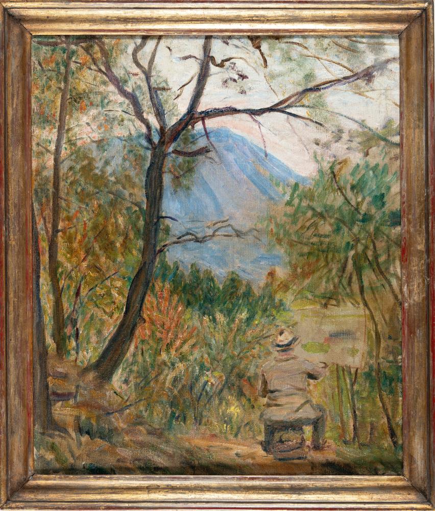 Slevogt painting in the countryside