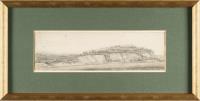 Der Heymenberg bei Rhenen am Rhein (recto); Flussufer mit Felsen und dichtem Wald (verso)
