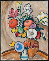 "Buntes Blumenbild" (Colourful Flower Painting)