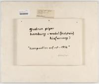 „Komposition auf Rot – 1956“