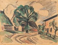 Solitary Tree in the Village