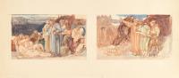 2 sheets: Municipal housing frescoes (designs)