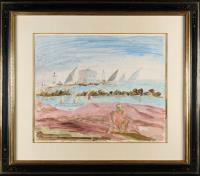 „Einfahrende Segler“ (Palavas)