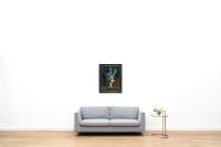 Stillleben mit Rosen, Nelken und Rittersporn