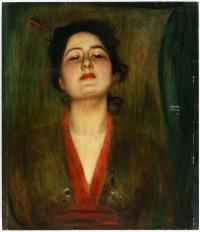Damenbildnis à la japonaise