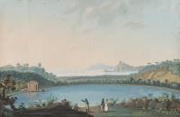 2 Bll.: Blick auf Neapel mit dem Castell dell'Ovo – „Ischia“