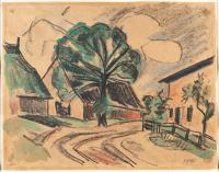 Solitary Tree in the Village