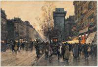 Boulevard près de la Porte Saint-Denis