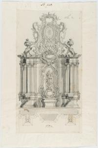Entwurf für einen Rokoko-Altar