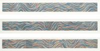 Triptych: Wavy Bands of Colour