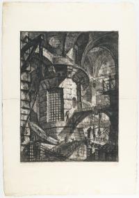 Der runde Turm, aus: Carceri d'Invenzione.