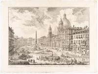 Veduta di Piazza Navona sopra le rovine del Circo Agonale