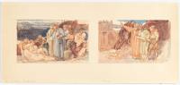 2 sheets: Municipal housing frescoes (designs)
