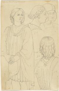 Figurenstudie nach den Fresken Fra Angelicos in der Nikolinischen Kapelle