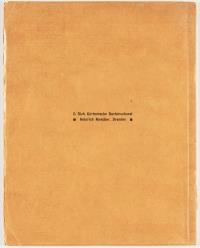 Katalog zur Ausstellung der K.G. „Brücke“ in Galerie Arnold Dresden – Schloßstraße September 1910