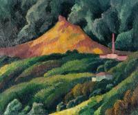 Gewitterlandschaft („Desenberg im Gewitter“)