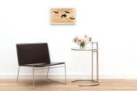 Vier Pferde auf der Weide