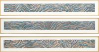 Triptych: Wavy Bands of Colour