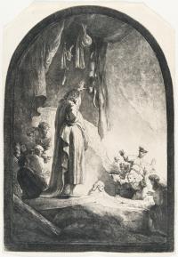 Die Auferweckung des Lazarus (große Platte)
