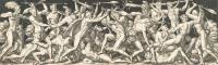 Mélée d'hommes nus - Combat des centaures et des laphites