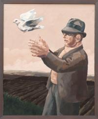 "Man with Dove"