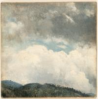 Wolken über Alpenkamm