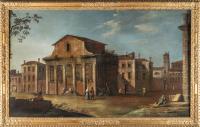 Der Tempel des Antoninus Pius und der Faustina auf dem Forum Romanum