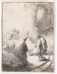 Christus als Knabe unter den Schriftgelehrten (kleine Platte)