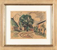Solitary Tree in the Village