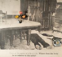 View of the Scene of a Homicide aus dem Zyklus Criminal Investigations