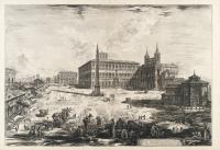 Veduta della Piazza, e Basilica di S. Giovanni in Laterano
