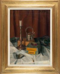 Still life with candle