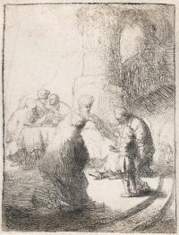 Christus als Knabe unter den Schriftgelehrten (kleine Platte)