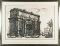 Veduta dell'Arco di Settimio Severo (Ansicht des Septimus-Severus