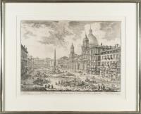 Veduta di Piazza Navona sopra le rovine del Circo Agonale (Ansich