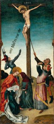 Kreuzigung Christi mit Longinus und dem guten Hauptmann