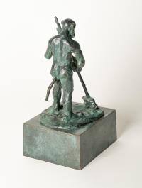 Malerstamm: Affe mit Besen