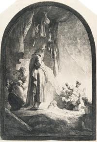 Die Auferweckung des Lazarus (große Platte)