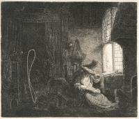 Die Familie im Zimmer