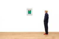 Komposition in Grün